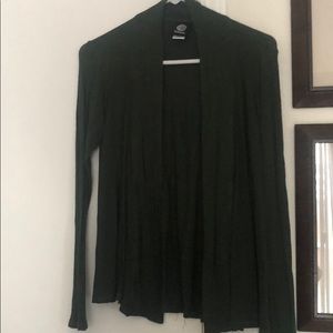 Green cardigan